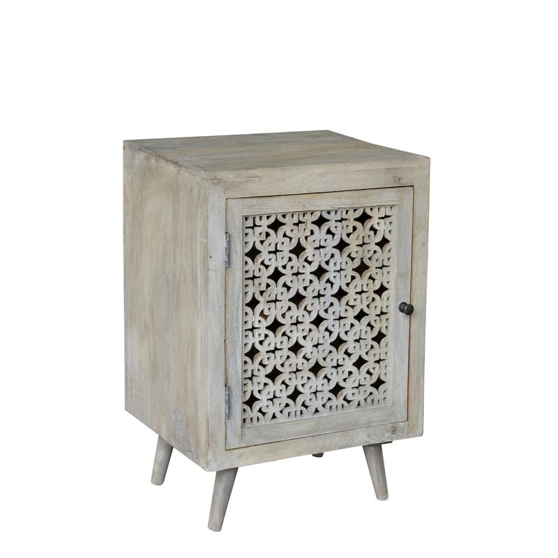 Alex Hamilton Halle Hand-carved Nightstand