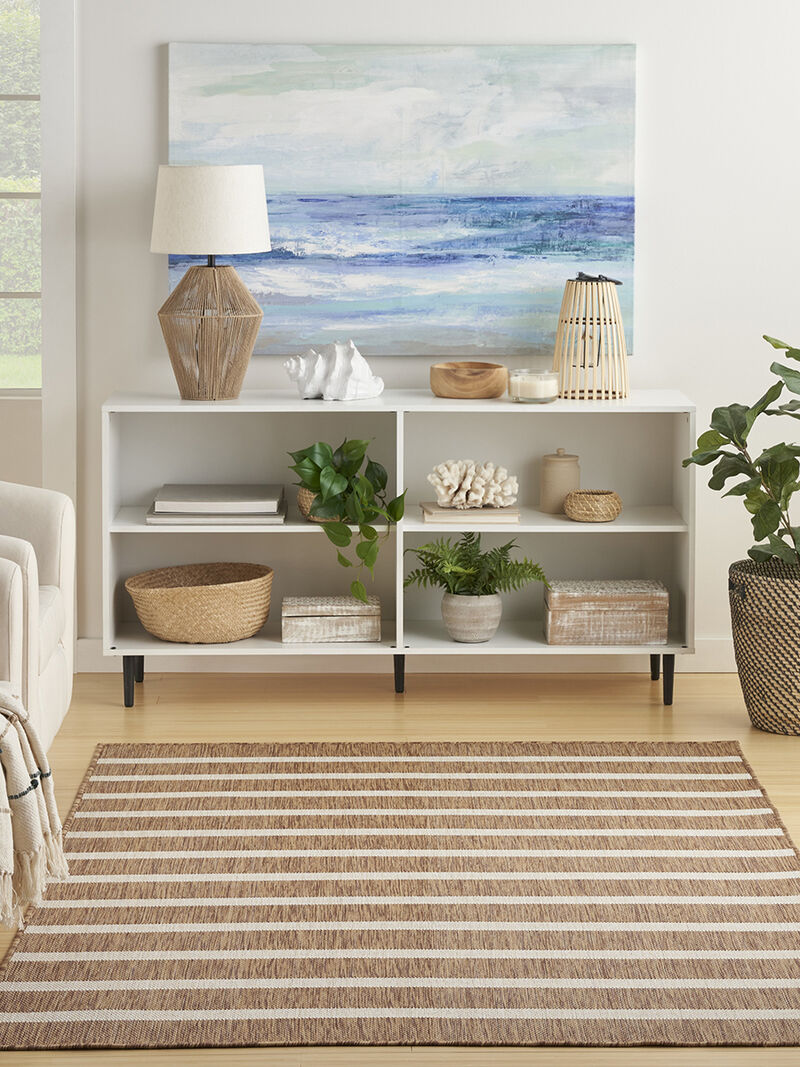 Positano POS03 Jute/Ivory 4' x 6' Rug