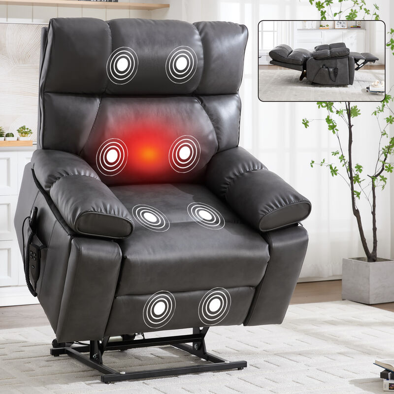 Power Lift Recliners with Hidden Cup Holders, Power-Remote image number 1