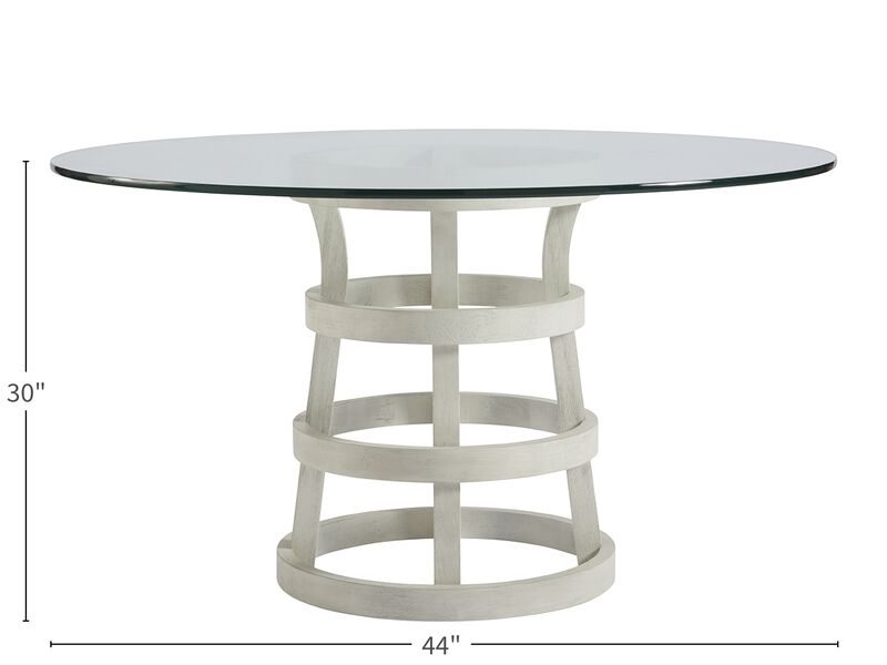 Round Glass Table 44"