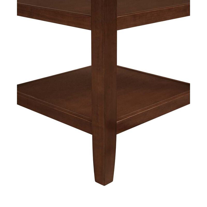 Convenience Concepts Tribeca End Table with Shelves, Espresso