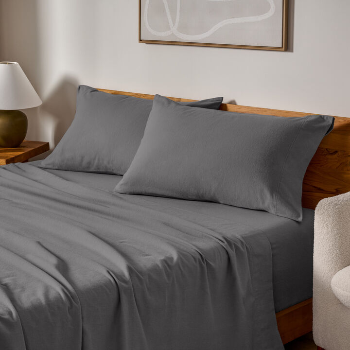 Soft & Cozy 100% Cotton Flannel Pillowcase Set