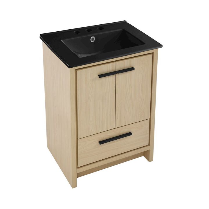 Virage 24 in. Bathroom Vanity with 3-Hole Ceramic Sink Top