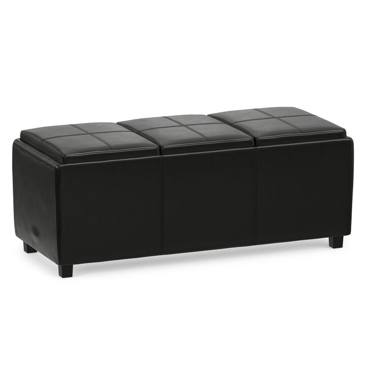 Simpli Home Avalon Storage Ottoman