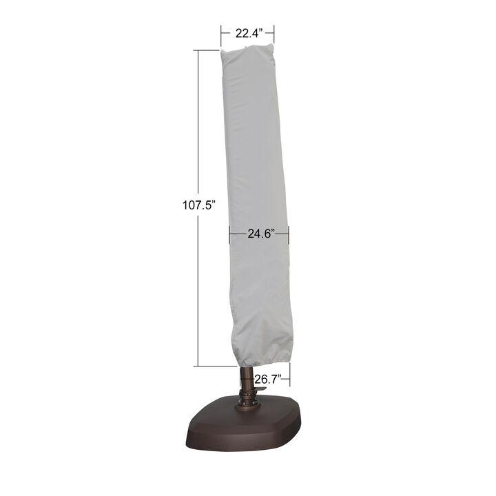 Mondawe Fits (10FT, 11FT, 13FT) x 108" H Cantilever Umbrella Protective Cover