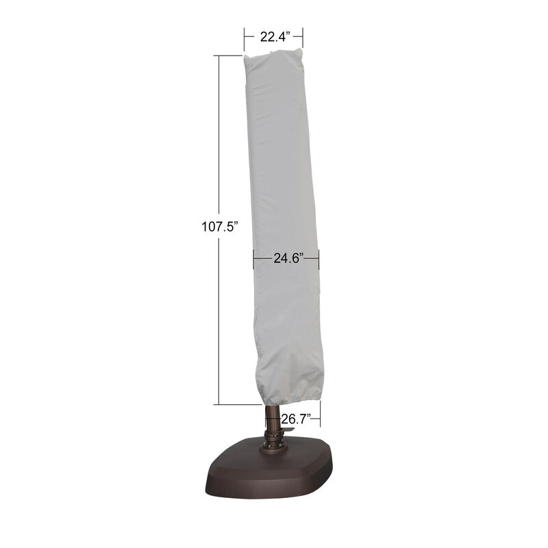Mondawe Fits (10FT, 11FT, 13FT) x 108" H Cantilever Umbrella Protective Cover image number 1