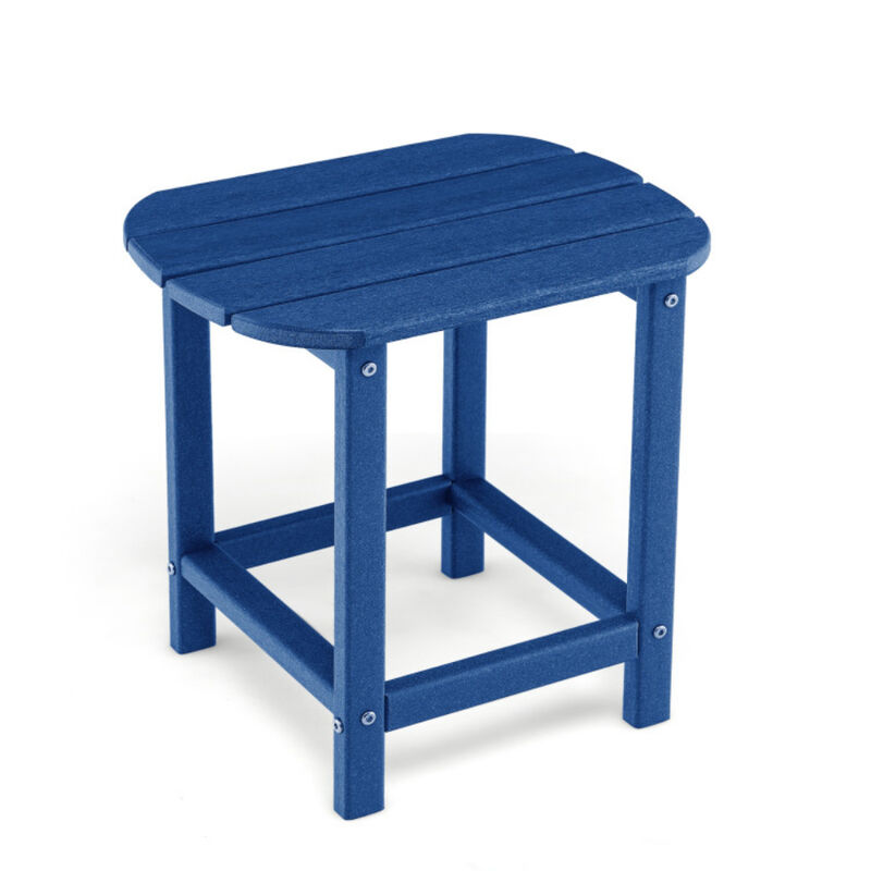 2-Pieces Adirondack Outdoor Side Table for Patio and Garden
