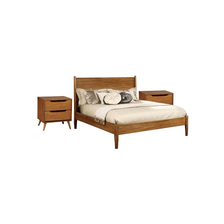 3pc Bedroom Set, 2 Nightstands