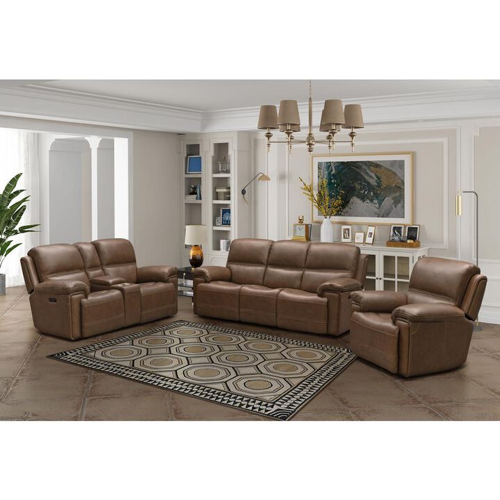 Barcalounger 39PH-3664 Sedrick Power Reclining Sofa, Caramel