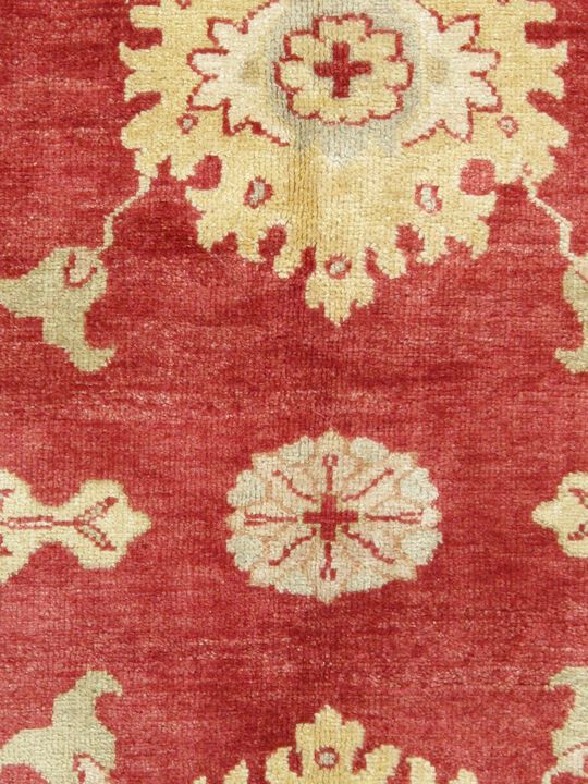 Pasargad Home Oushak Hand-Knotted Lamb's Wool Area Rug- 9' 10" X 13' 11"
