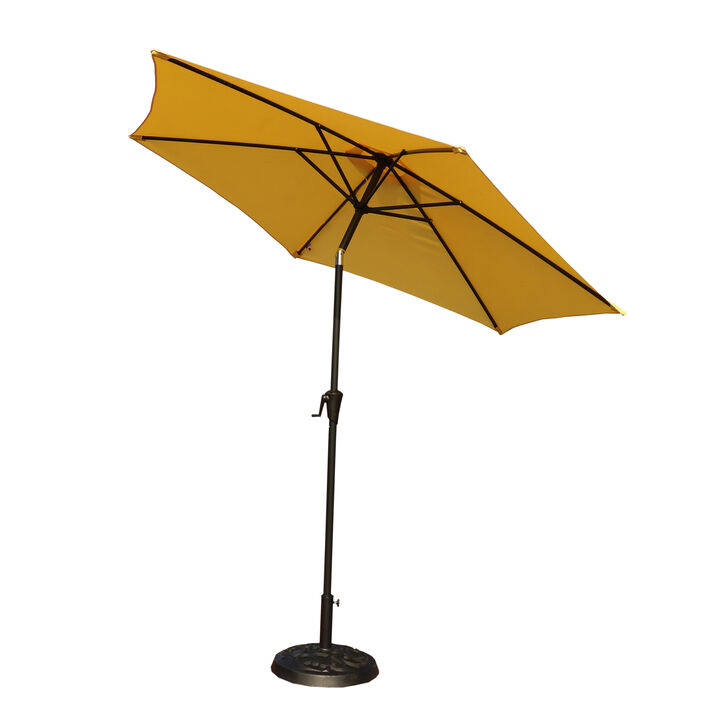 9' Pole Yellow Umbrella with Carry Bag