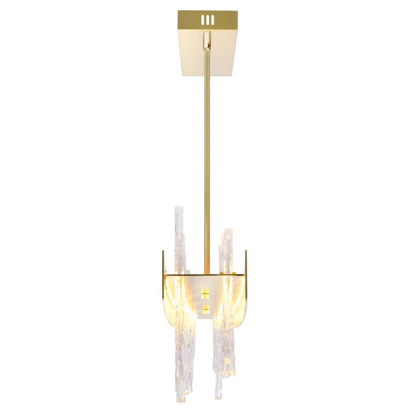 CWI Lighting Guadiana 39 in LED Satin Gold Chandelier