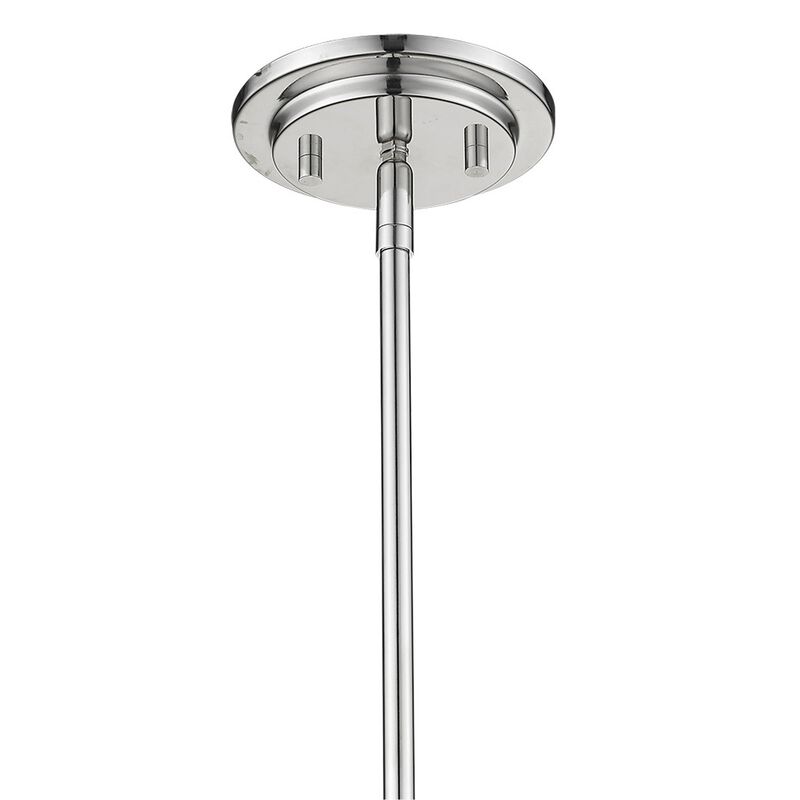 Hivvago Stanton 1-Light Polished Nickel Pendant