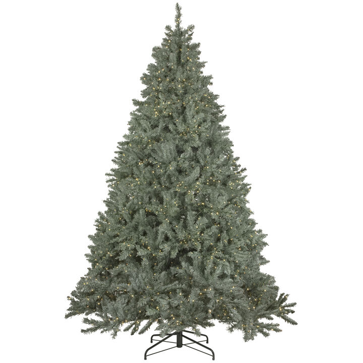 7.5' Pre-Lit Full Newport Spruce Artificial Christmas Tree  LED Lights