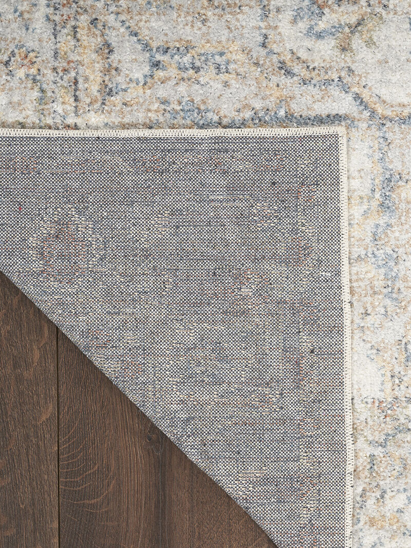 Astra Machine Washable ASW12 Gray/Multicolor 4' x 6' Rug