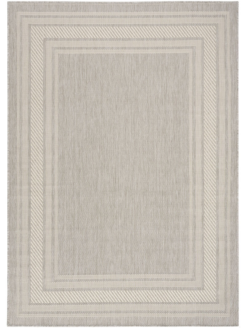 Horizon Indoor/Outdoor HOZ03 Gray 6' x 9' Rug