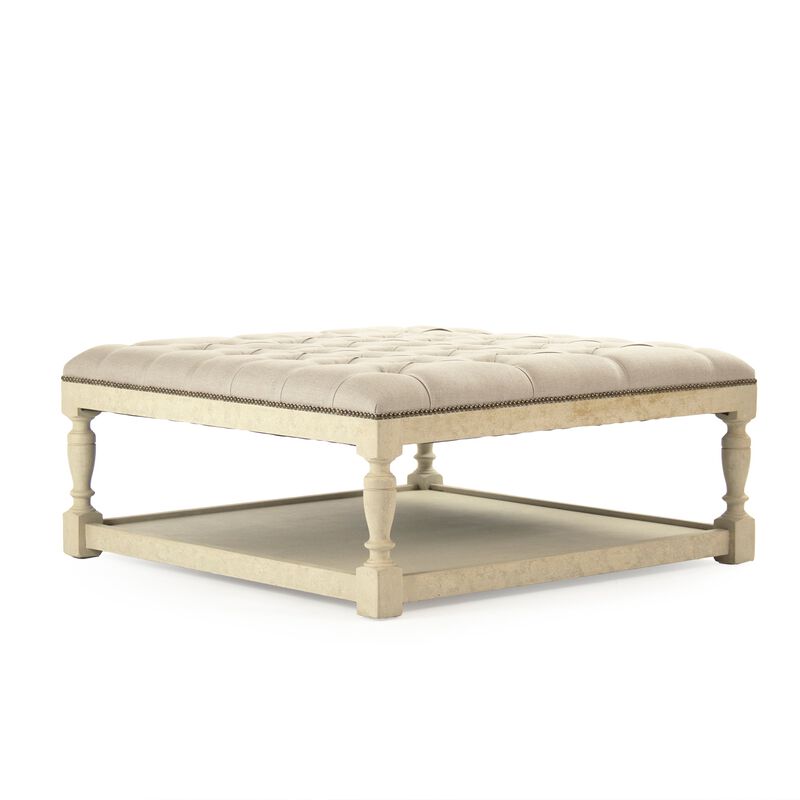 Square Tufted Ottoman image number 2
