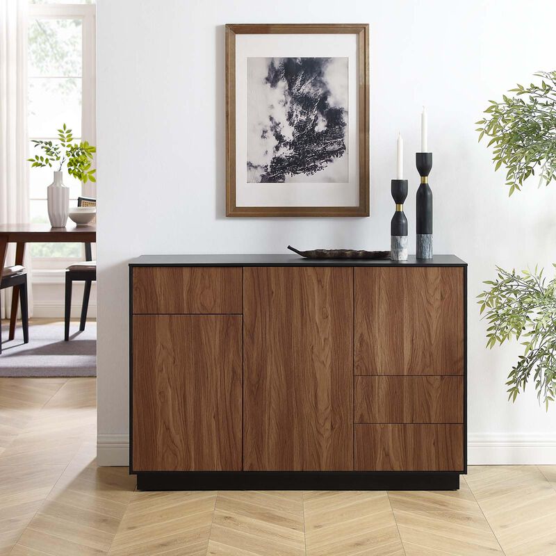 Modway EEI-6597-BLK-WAL Holden 47&rdquo; Sideboard, Black Walnut image number 6