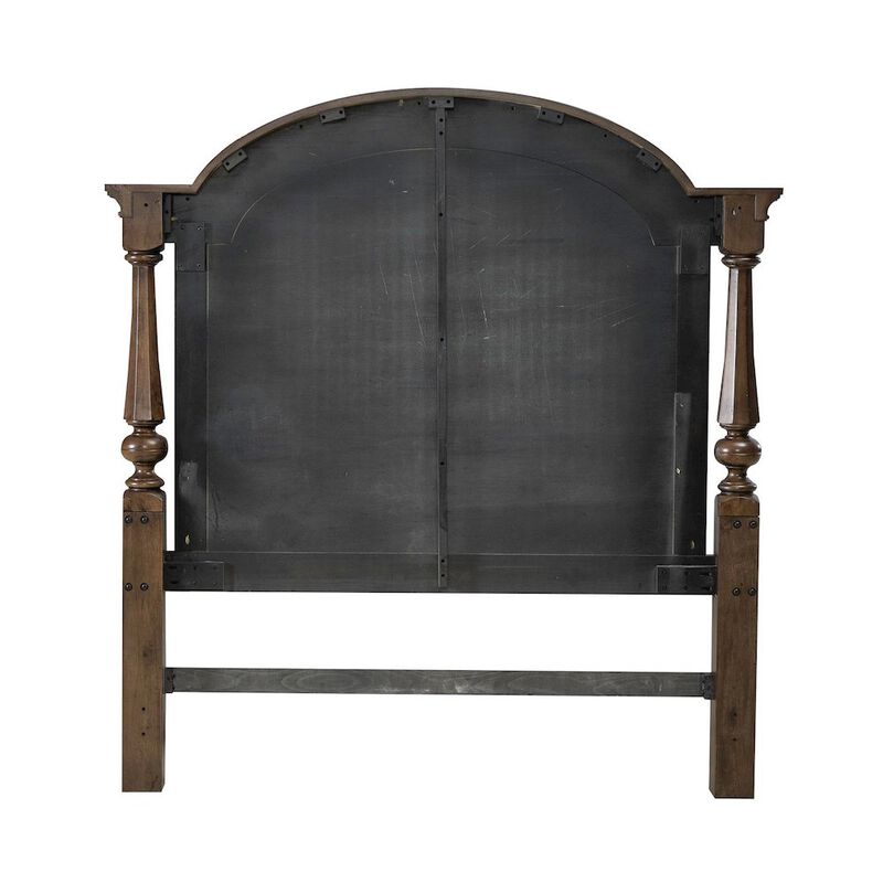 Liberty Furniture Arden Road Queen Arched Poster Bed Headboard - Satin Cherry image number 4