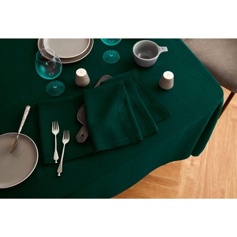 Solino Home Sonoma 100% Linen Tablecloth &ndash; Handcrafted, Machine Washable, Perfect for Holiday and Everyday Dining