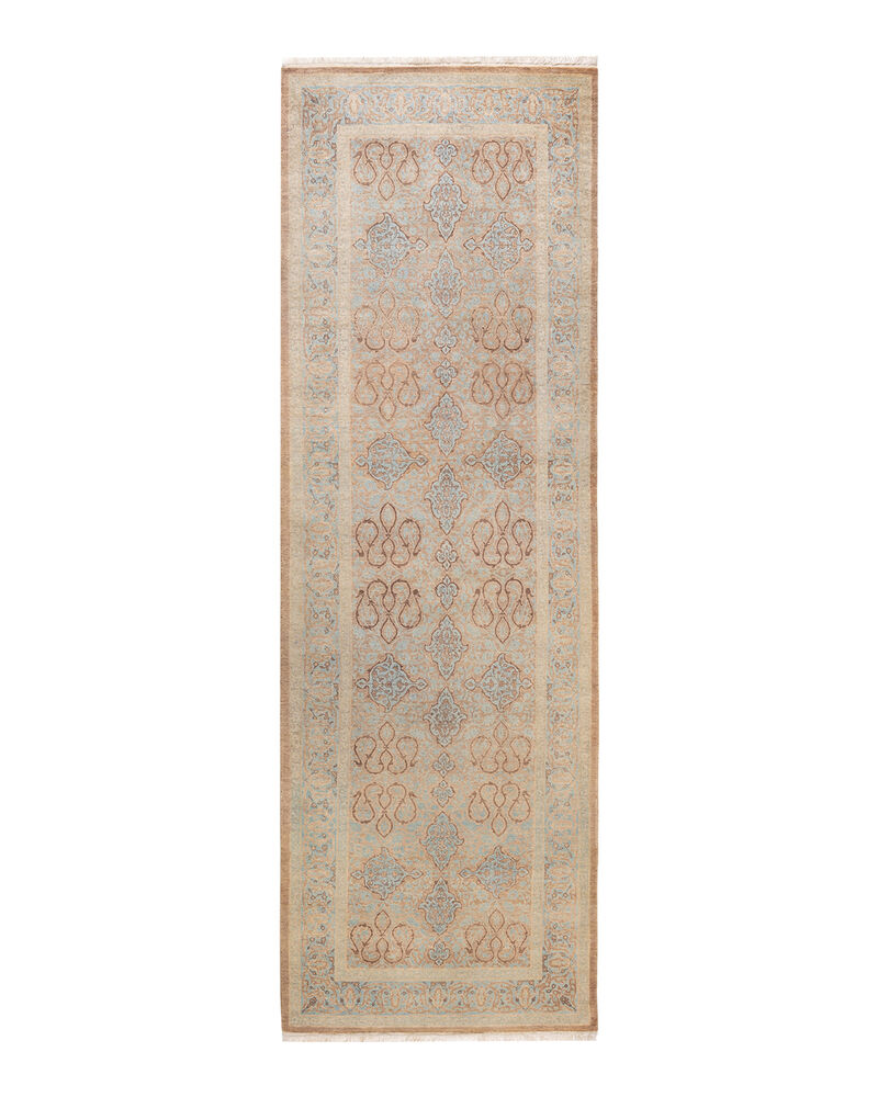 Mogul, One-of-a-Kind Hand-Knotted Area Rug  - Brown, 3' 0" x 9' 1"
