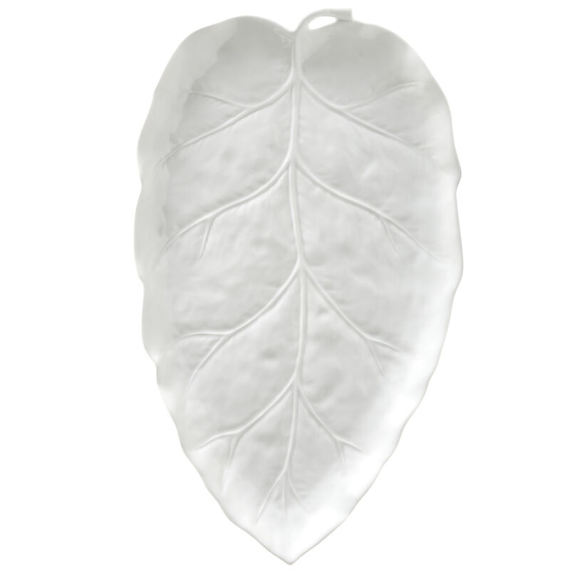 Martha Stewart 19 Inch Fine Ceramic Platter in White