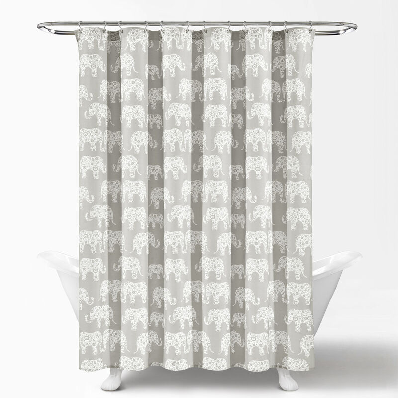 Elephant Parade Shower Curtain
