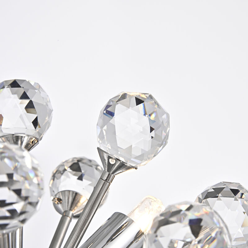 Isabel Mini Pendant 6-light Sputnik Clear Crystal Balls Pendant Chandelier image number 5