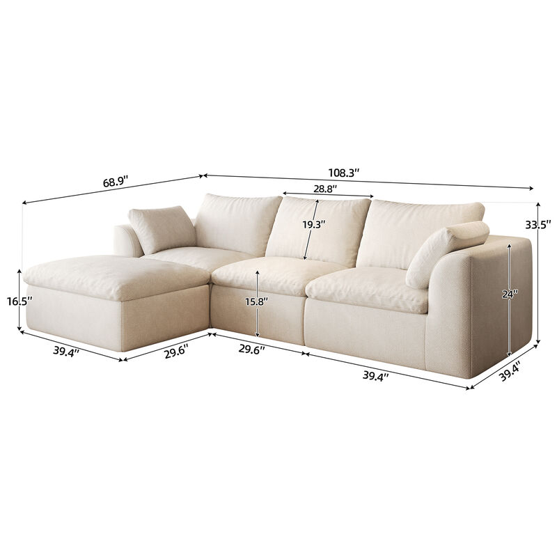 Skim Modular Sectional Sofa image number 7