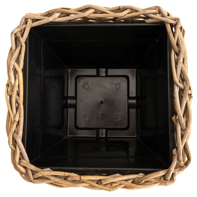 Saboga Home&trade; Square Tapered Planter with Plastic Insert image number 3