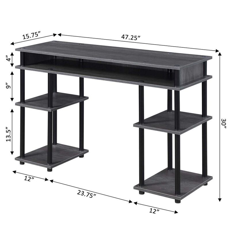 Convenience Concepts Designs2Go No Tools Student Desk.