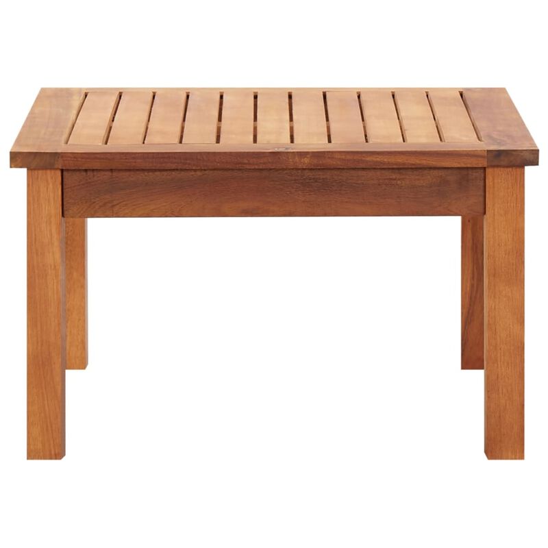 vidaXL Garden Coffee Table 23.6"x23.6"x14.2" Solid Acacia Wood