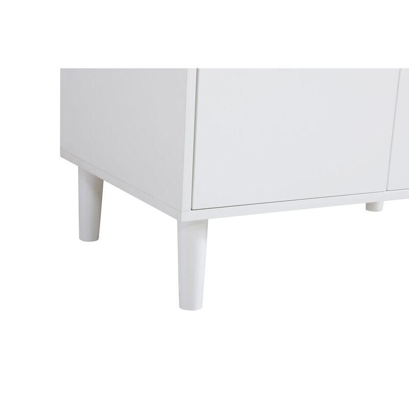Elegant Kitchen and Bath Chandler 30 Inch Single Bathroom Vanity In White
