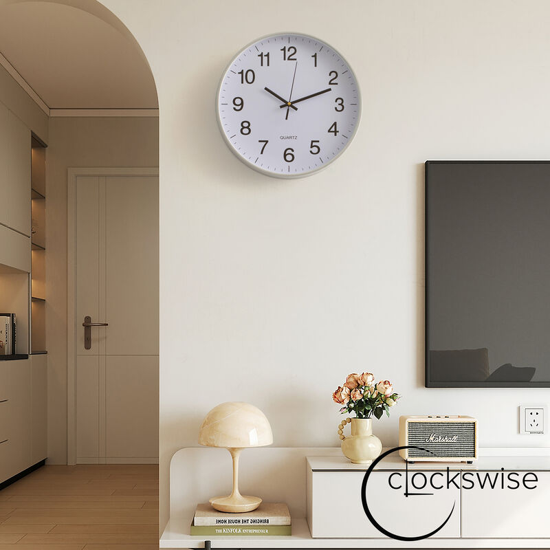 Clockswise Blue 10-In Analog Clock