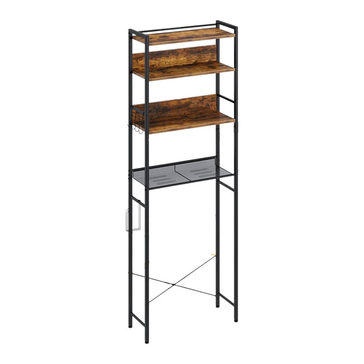 Over the Toilet Storage Freestanding Modern Shelving Unit