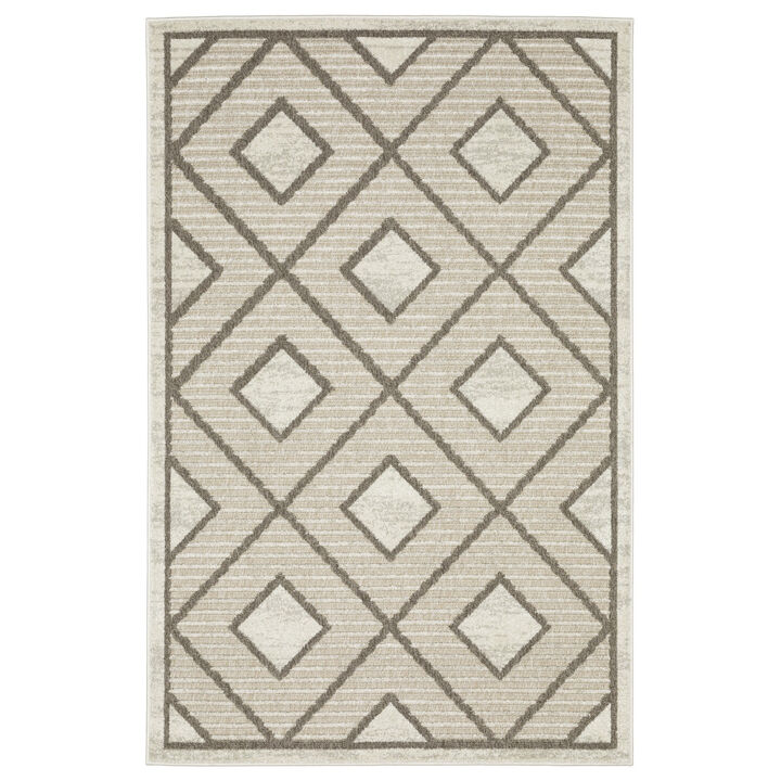 HomeRoots Geometric Area Rug