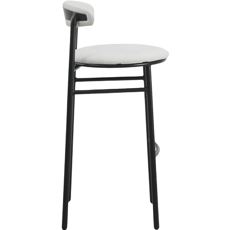 LeisureMod Lume Collection Modern Bar Stool