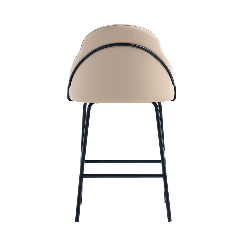 Gracie Counter Stool in Tan and Black
