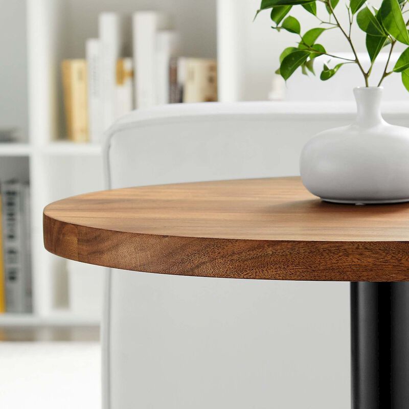 Viva Round Acacia Wood Side Table image number 8