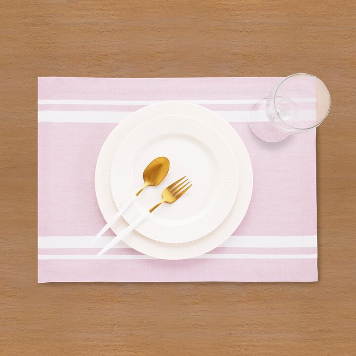 Linen Placemats - French Stripe