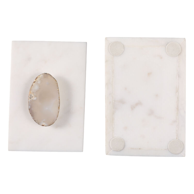 Marble, 6x4 Box W/ Agate Top, Multi image number 5