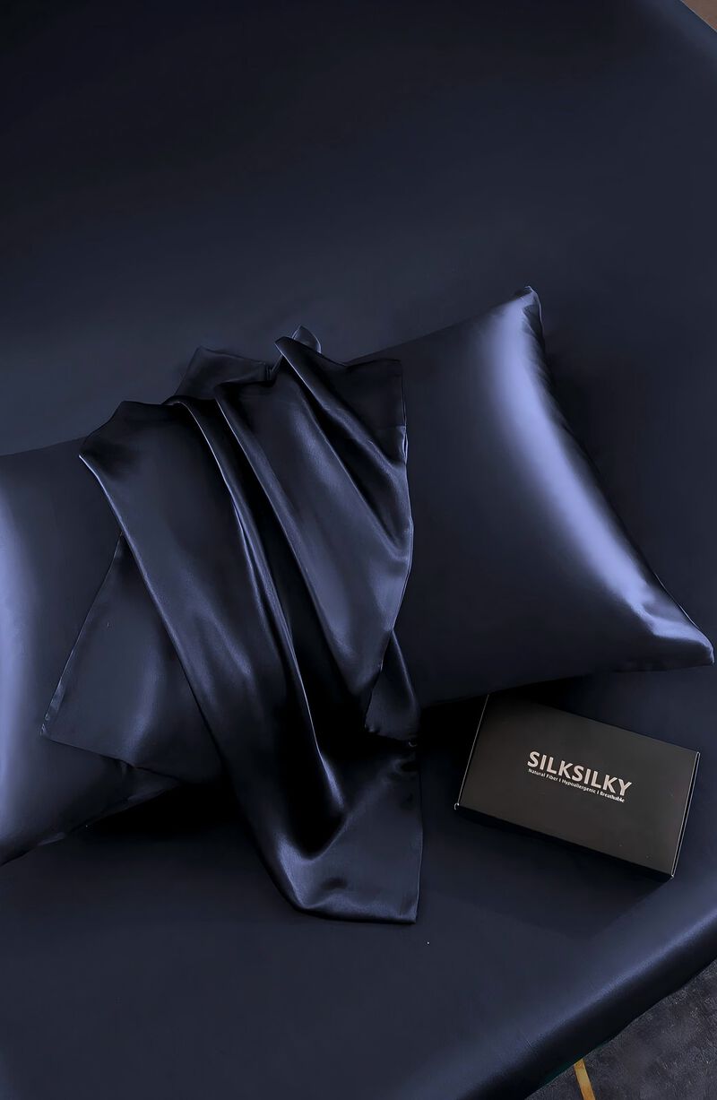 22Momme Mulberry Silk Hidden&nbsp;Zipper Pillowcase