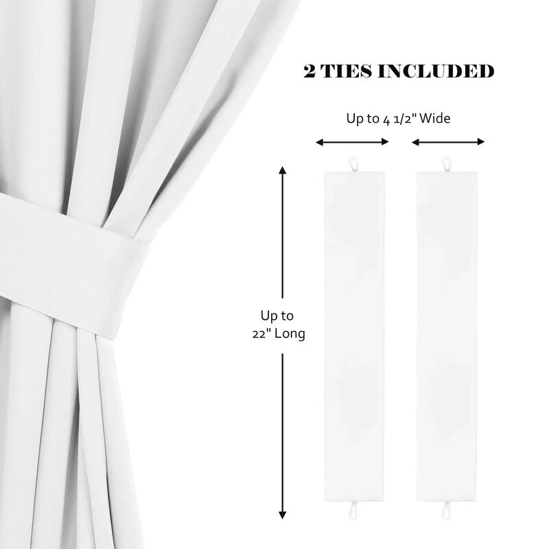 Set of 2 Classic Modern Room Darkening Blackout Curtains image number 2