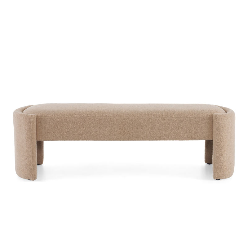 GOODSILO Elegant Long-Shaped Ottoman Bench for Modern Living Rooms and Bedrooms image number 5