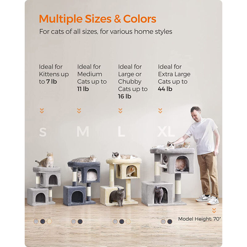 39.8-Inch Cat Tree &ndash; Perfect for Large Cats with Ample Space