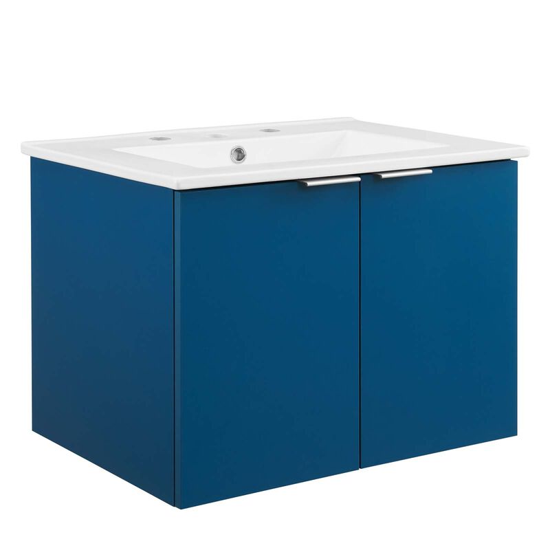 Maybelle 24" Wall-Mount Bathroom Vanity image number 2