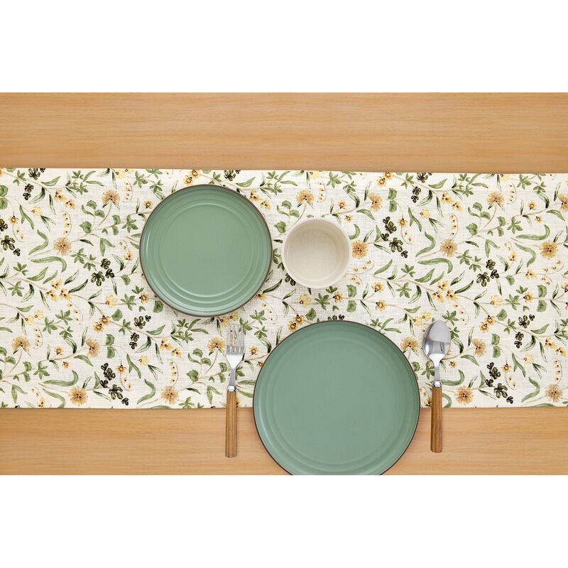 Linen Table Runner - Fall Botanical image number 2