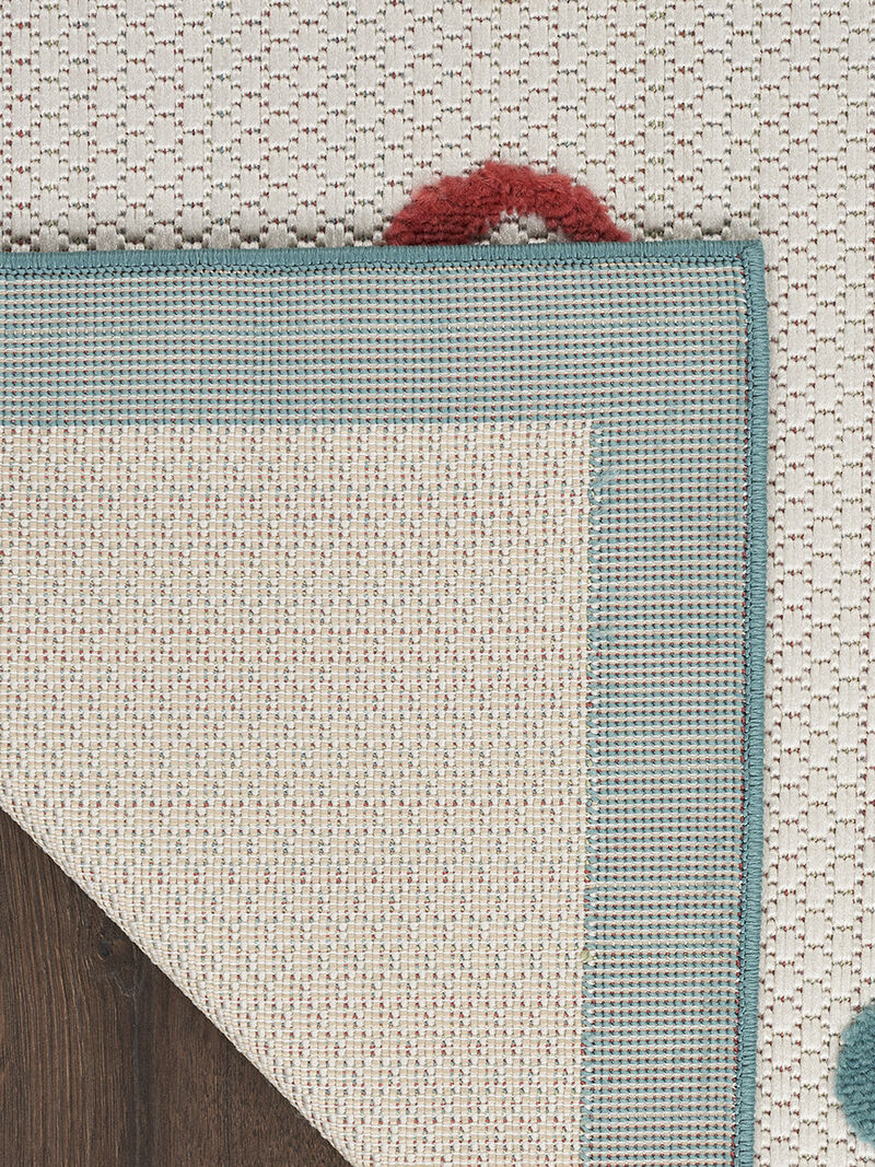 Aloha ALH27 Teal/Multicolor 7'10" x 10'6" Rug