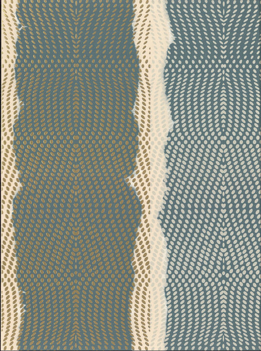 Indigenous Teal Wallpaper