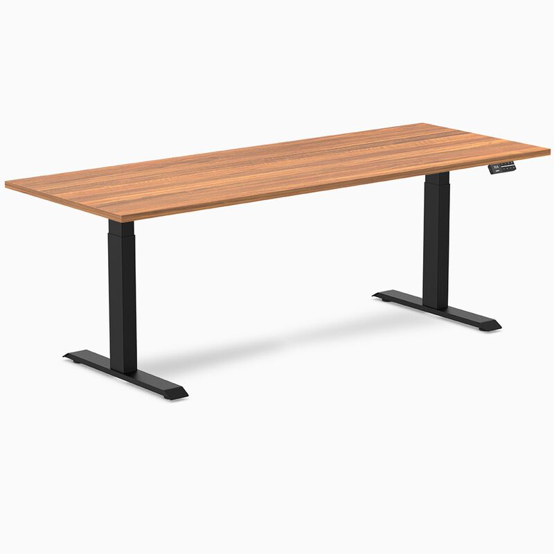 Desky Dual Laminate Sit Stand Desk image number 0